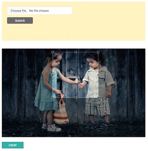 php crop image